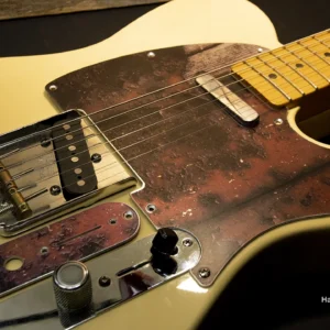 Telecaster Pickguard Aluminum SET-of-2: "Rusty" Aluminum 1.5 mm + Control Plate