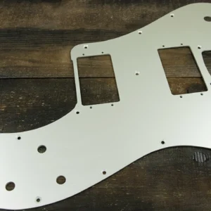 Fender Telecaster Deluxe Pickguard Matte Silver Anodized German Aluminum